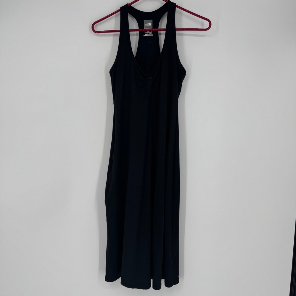 The‎ North Face Womens Black Racerback Athletic Dress Built-in Bra Size S Small